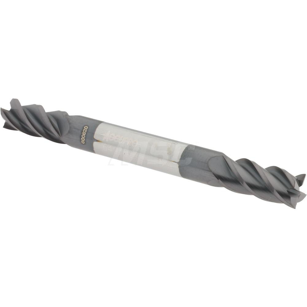 Accupro 64970577 Square End Mill 1/4'' Dia, 1/2'' LOC, 1/4'' Shank Dia, 2-1/2'' OAL, 4 Flutes, Solid Carbide