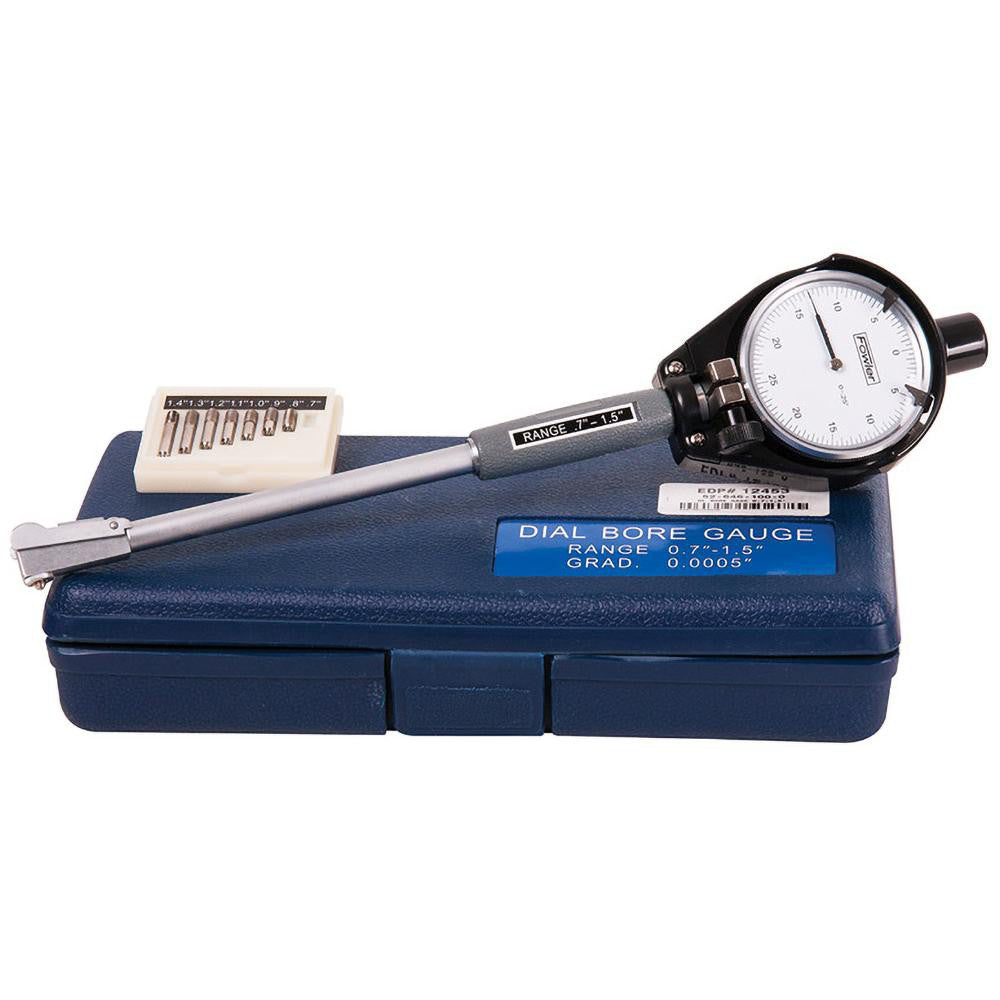 Fowler 52-646-100-0 Dial Bore Gage 0.7 to 1.5" Dia