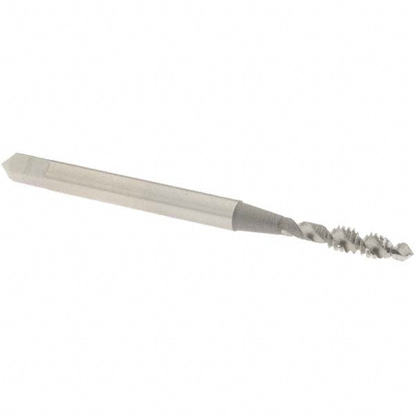 OSG 1406400 Spiral Flute Tap #4-40, UNC, 2 Flute, Plug Chamfer, 2B/3B Class of Fit, High-Speed Steel, Bright/Uncoated Finish