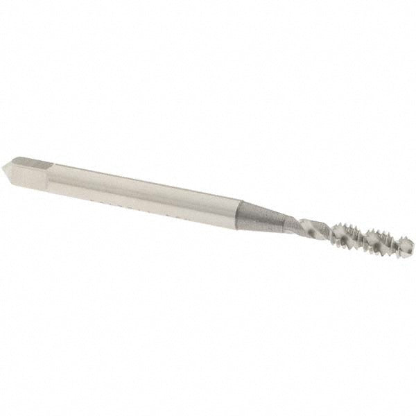OSG 1406500 Spiral Flute Tap #4-40, UNC, 2 Flute, Bottoming Chamfer, 2B/3B Class of Fit, High-Speed Steel, Bright/Uncoated Finish