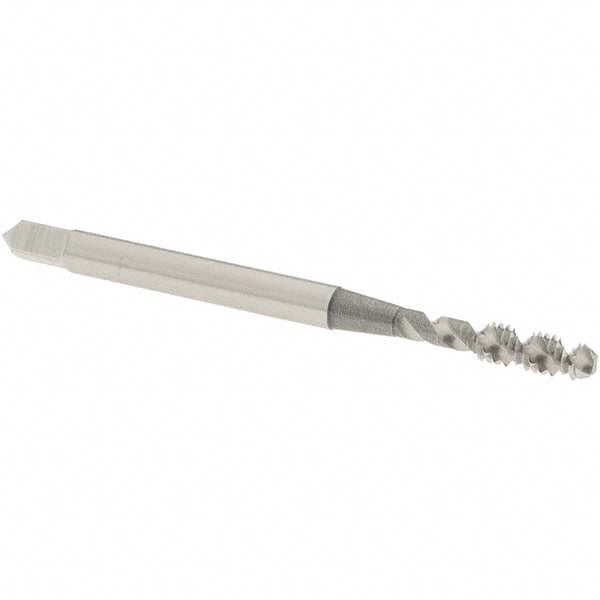 OSG 1407100 Spiral Flute Tap #5-40, UNC, 2 Flute, Bottoming Chamfer, 2B/3B Class of Fit, High-Speed Steel, Bright/Uncoated Finish