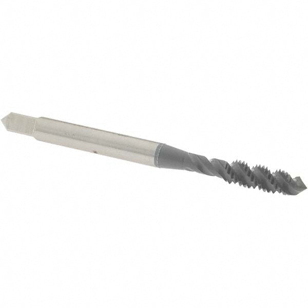 OSG 5002602 Spiral Flute Tap #10-32, UNF, 3 Flute, Plug Chamfer, 3B Class of Fit, High-Speed Steel, elektraLUBE Finish