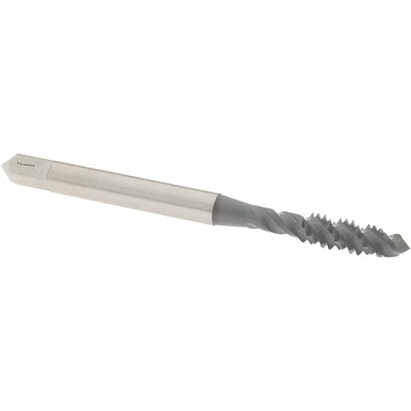 OSG 1413202 Spiral Flute Tap #10-24, UNC, 3 Flute, Plug Chamfer, 2B/3B Class of Fit, High-Speed Steel, elektraLUBE Finish