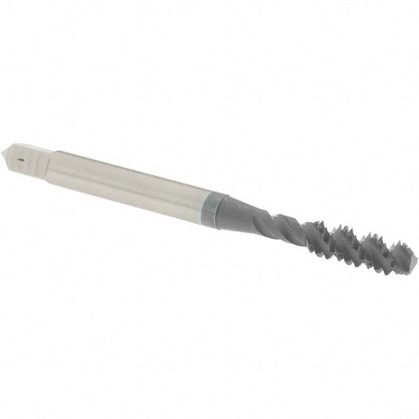 OSG 1413302 Spiral Flute Tap #10-24, UNC, 3 Flute, Bottoming Chamfer, 2B/3B Class of Fit, High-Speed Steel, elektraLUBE Finish