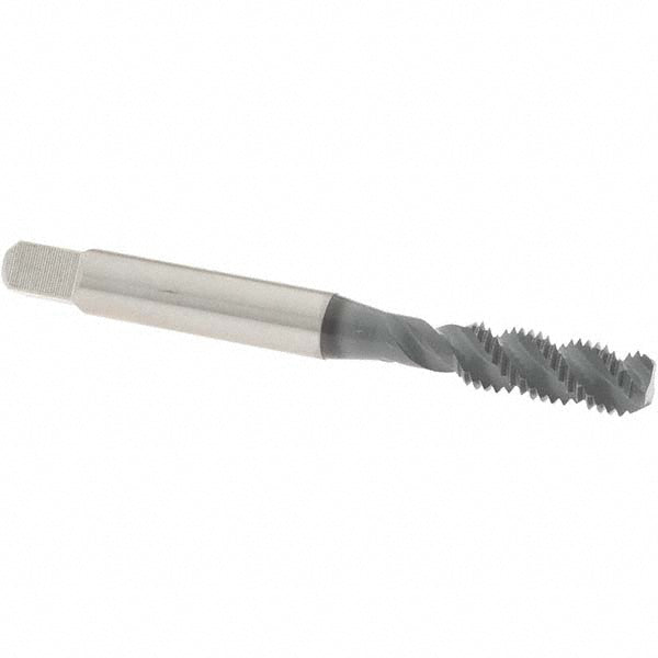 OSG 1430302 Spiral Flute Tap 1/4-28, UNF, 3 Flute, Bottoming Chamfer, 3B Class of Fit, High-Speed Steel, elektraLUBE Finish
