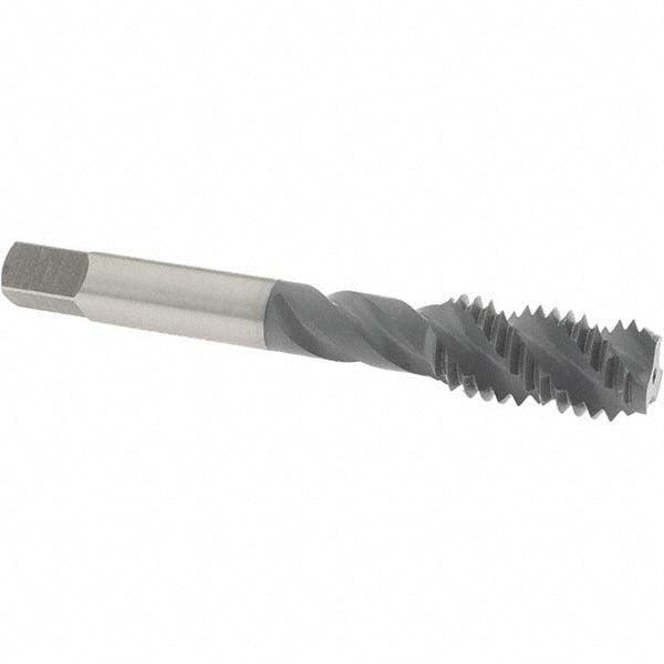 OSG 1432102 Spiral Flute Tap 1/2-13, UNC, 3 Flute, Bottoming Chamfer, 3B Class of Fit, High-Speed Steel, elektraLUBE Finish
