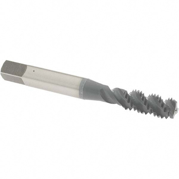 OSG 1986402 Spiral Flute Tap M8x1.25, Metric Coarse, 3 Flute, Bottoming Chamfer, 6H Class of Fit, High-Speed Steel, elektraLUBE Finish