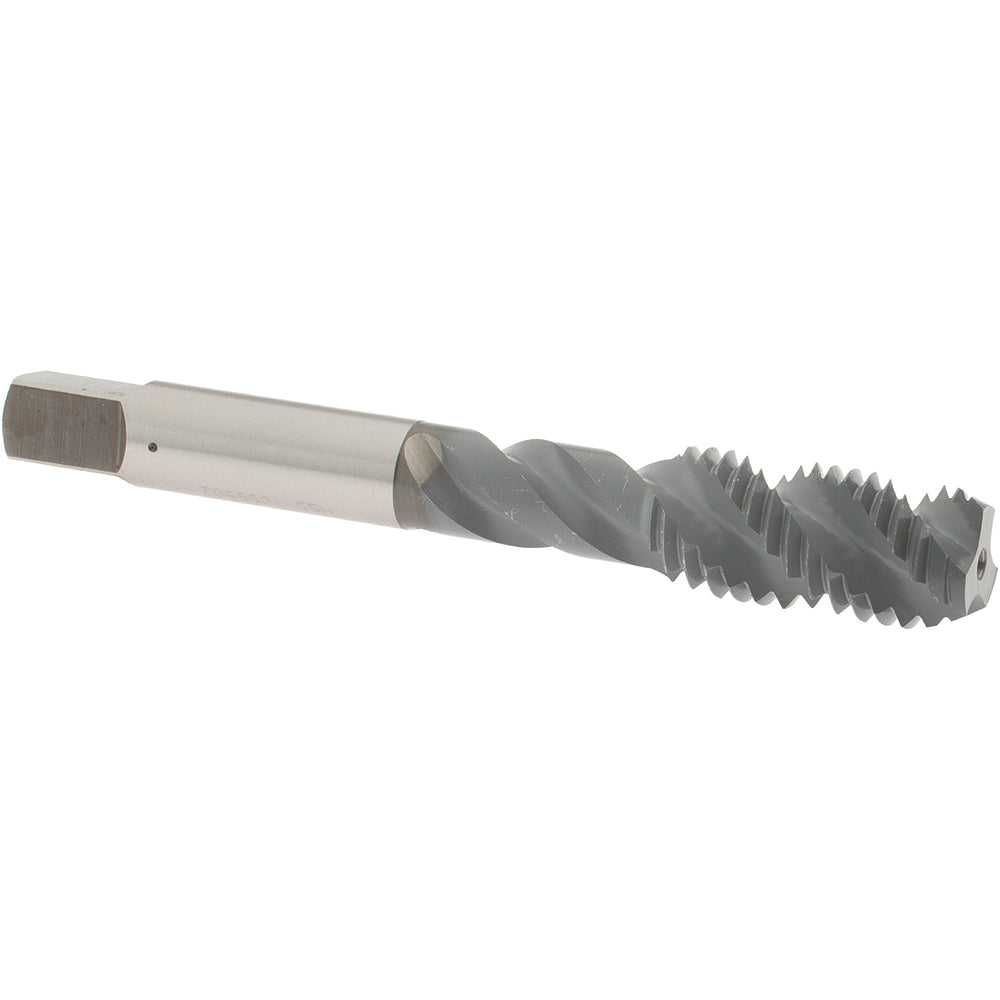 OSG 1987002 Spiral Flute Tap M12x1.75, Metric Coarse, 3 Flute, Bottoming Chamfer, 6H Class of Fit, High-Speed Steel, elektraLUBE Finish