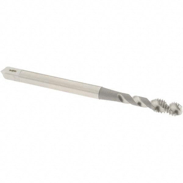 OSG 8003600 #4-40 UNC, 2 Flute, 50&deg Helix, Bottoming Chamfer, Bright Finish, High Speed Steel Spiral Flute STI Tap