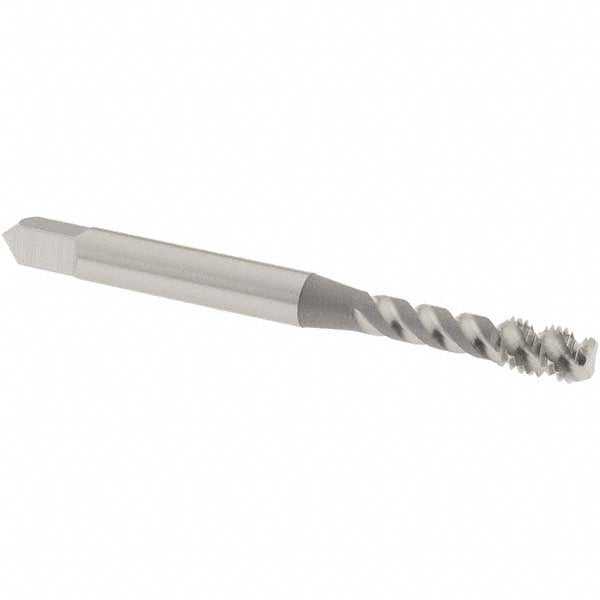 OSG 8006900 #8-32 UNC, 3 Flute, 50&deg Helix, Bottoming Chamfer, Bright Finish, High Speed Steel Spiral Flute STI Tap
