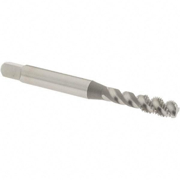 OSG 8008700 #10-32 UNF, 3 Flute, 50&deg Helix, Bottoming Chamfer, Bright Finish, High Speed Steel Spiral Flute STI Tap