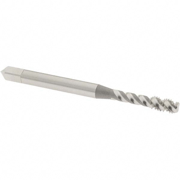 OSG 8005700 #6-32 UNC, 3 Flute, 50&deg Helix, Bottoming Chamfer, Bright Finish, High Speed Steel Spiral Flute STI Tap