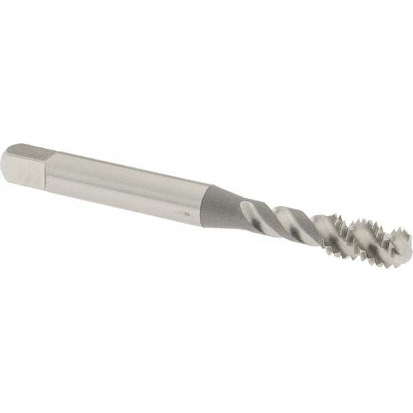 OSG 8008100 #10-24 UNC, 3 Flute, 50&deg Helix, Bottoming Chamfer, Bright Finish, High Speed Steel Spiral Flute STI Tap