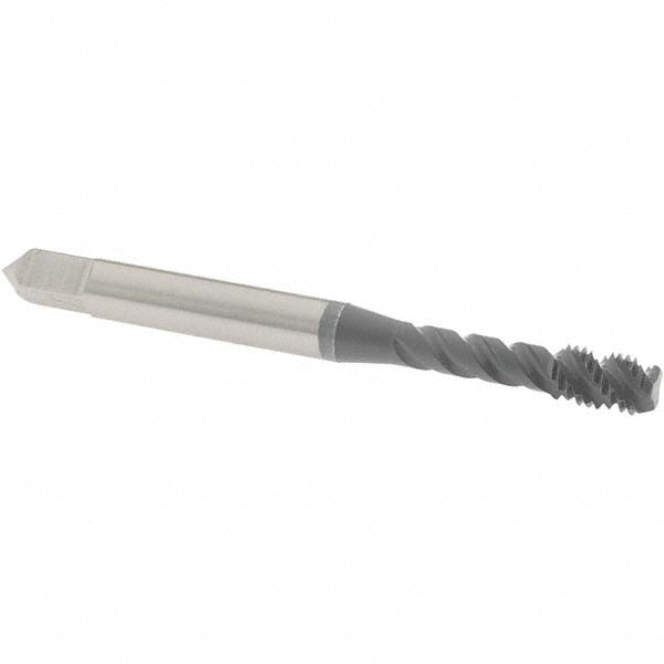 OSG 8006902 #8-32 UNC, 3 Flute, 50&deg Helix, Bottoming Chamfer, elektraLUBE Finish, High Speed Steel Spiral Flute STI Tap