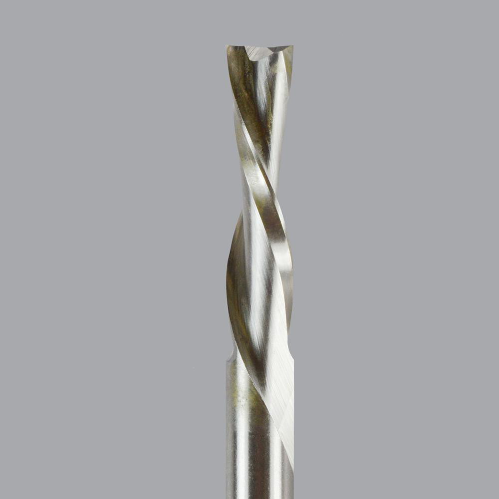 Onsrud 40-108 Spiral Router Bit 0.25" Dia, 0.75" LOC, 1/4" Shank Dia, Downcut