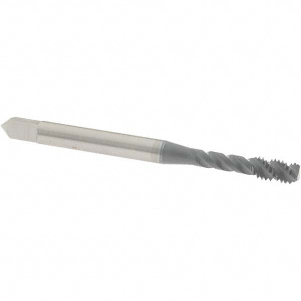 OSG 8005702 #6-32 UNC, 3 Flute, 50&deg Helix, Bottoming Chamfer, elektraLUBE Finish, High Speed Steel Spiral Flute STI Tap