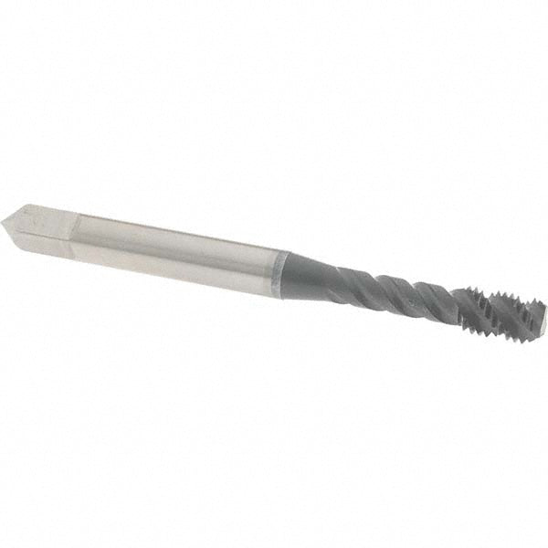 OSG 8007202 #8-32 UNC, 3 Flute, 50&deg Helix, Bottoming Chamfer, elektraLUBE Finish, High Speed Steel Spiral Flute STI Tap