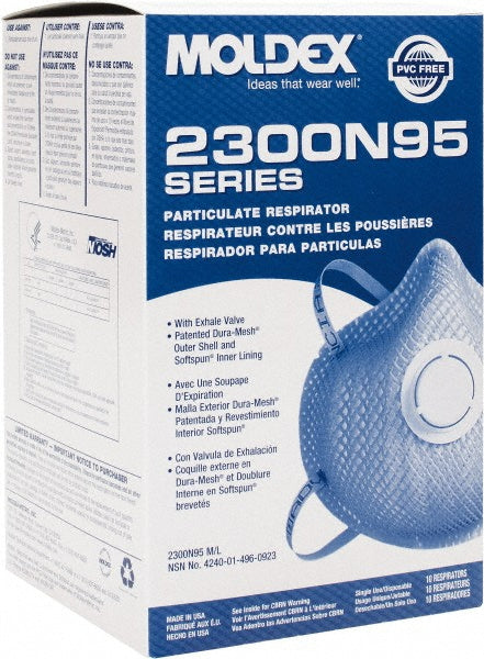 Moldex 2300N95 Disposable Particulate Respirator Size Universal
