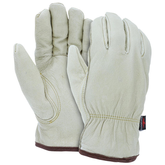 MCR Safety 3450L Work Gloves MemphisÂ® 3450, Size Large, Fleece Lined, Pigskin Leather, General Purpose