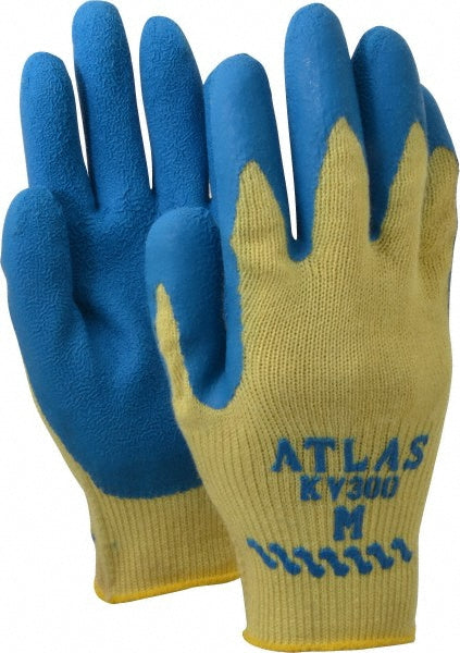 SHOWA KV300M-08 Cut & Abrasion-Resistant Gloves Size M, ANSI Cut A3, Rubber, Kevlar