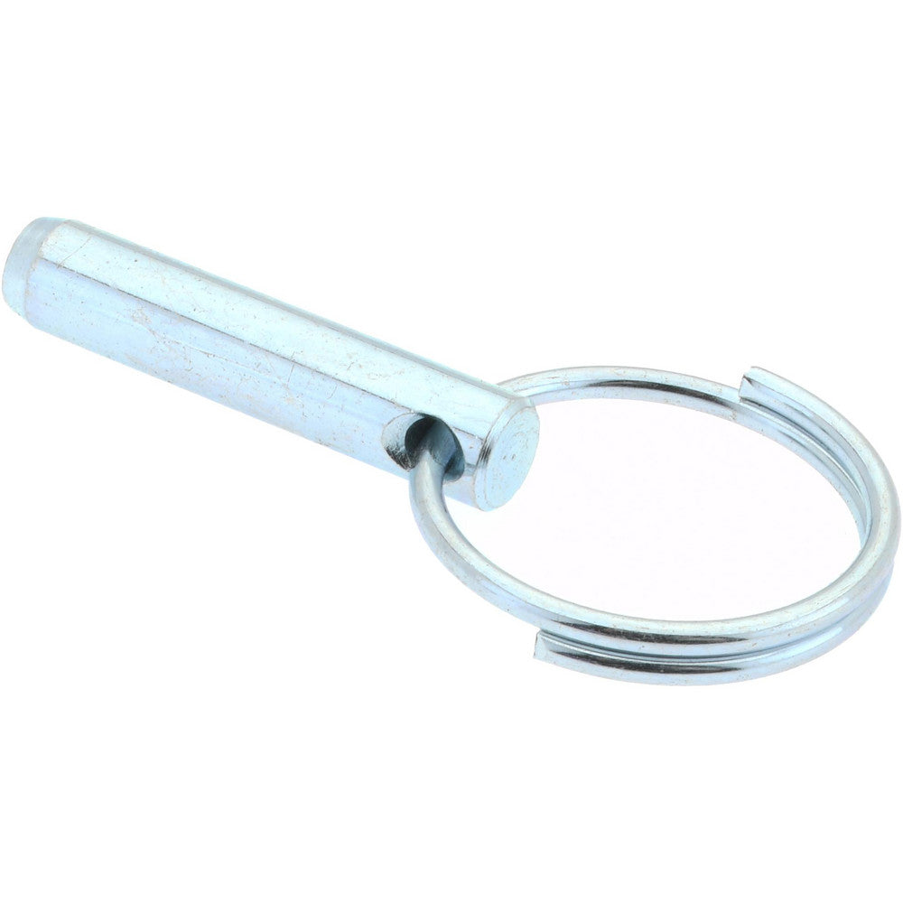 Gibraltar mqr-1042 1/4" Pin Dia, 1" Long, Zinc Plated Steel Ball Lock Hitch Pin