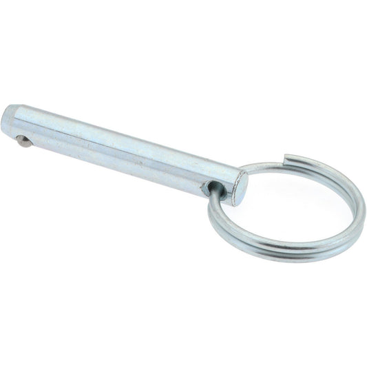 Gibraltar mqr-1047 1/4" Pin Dia, 1-1/2" Long, Zinc Plated Steel Ball Lock Hitch Pin