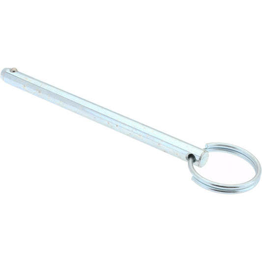 Gibraltar mqr-1067 1/4" Pin Dia, 3-1/2" Long, Zinc Plated Steel Ball Lock Hitch Pin