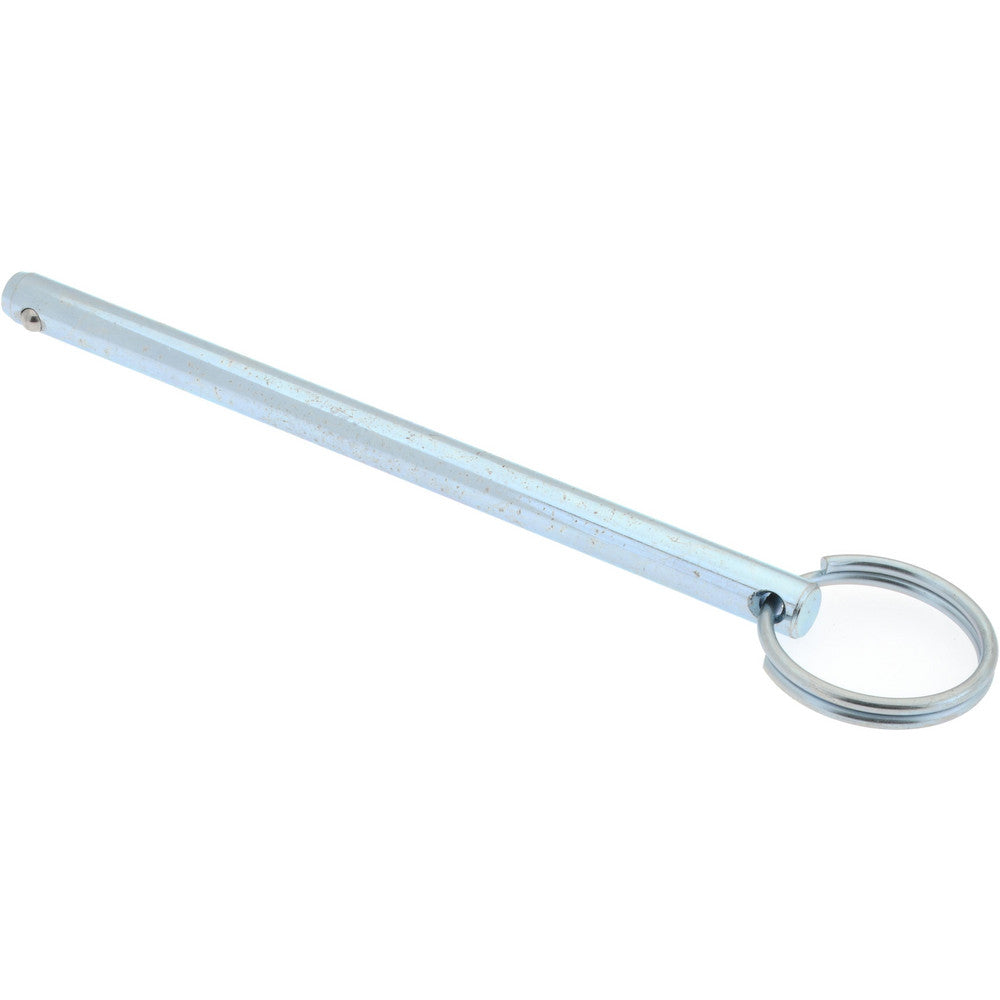 Gibraltar mqr-1072 1/4" Pin Dia, 4" Long, Zinc Plated Steel Ball Lock Hitch Pin