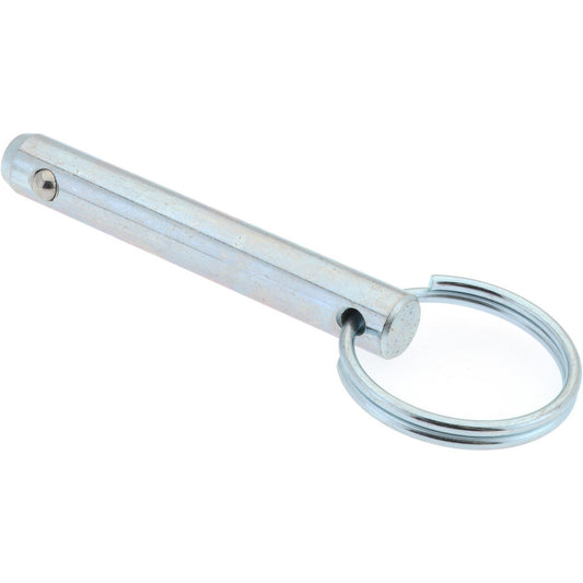 Gibraltar mqr-1087 5/16" Pin Dia, 2" Long, Zinc Plated Steel Ball Lock Hitch Pin