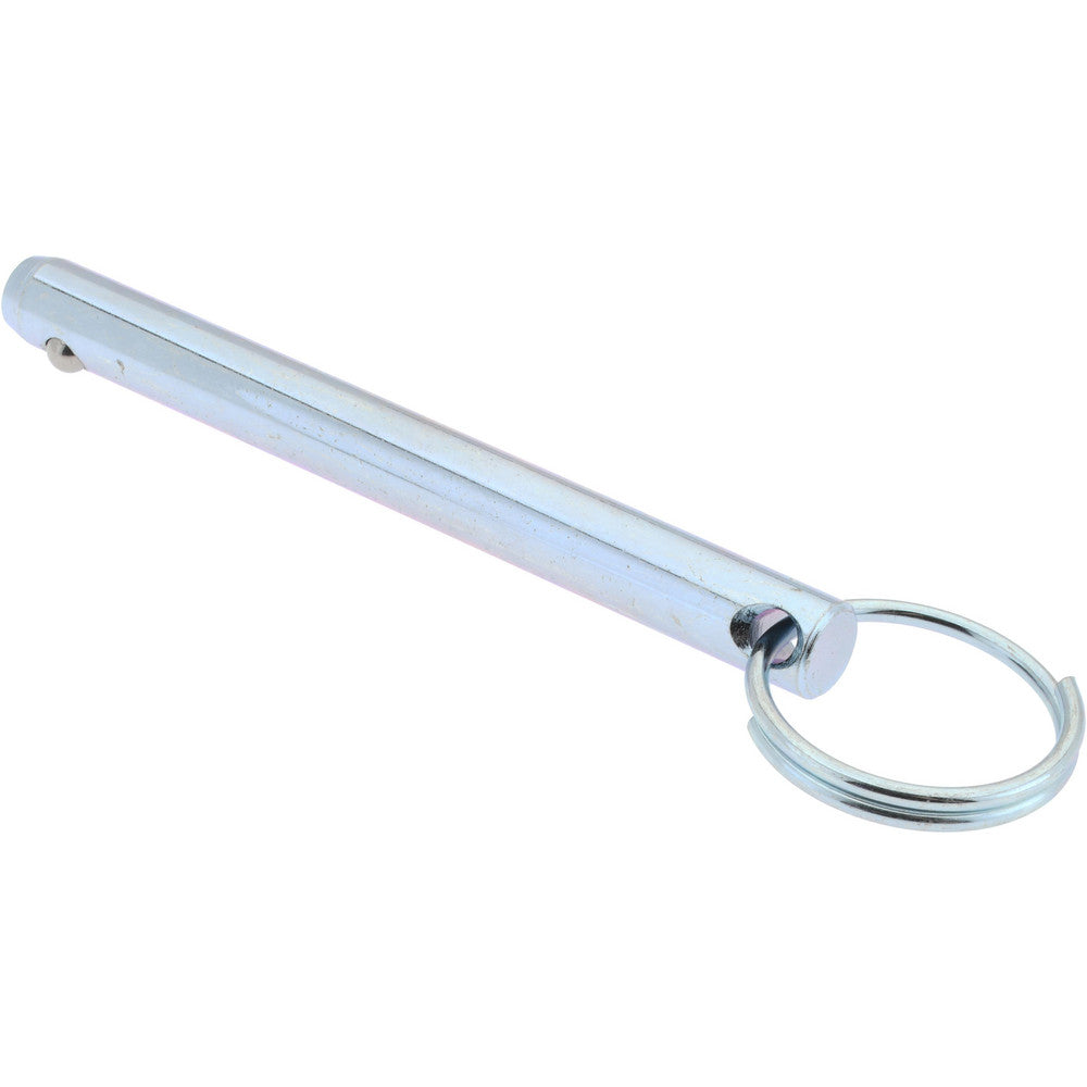 Gibraltar mqr-1097 5/16" Pin Dia, 3" Long, Zinc Plated Steel Ball Lock Hitch Pin