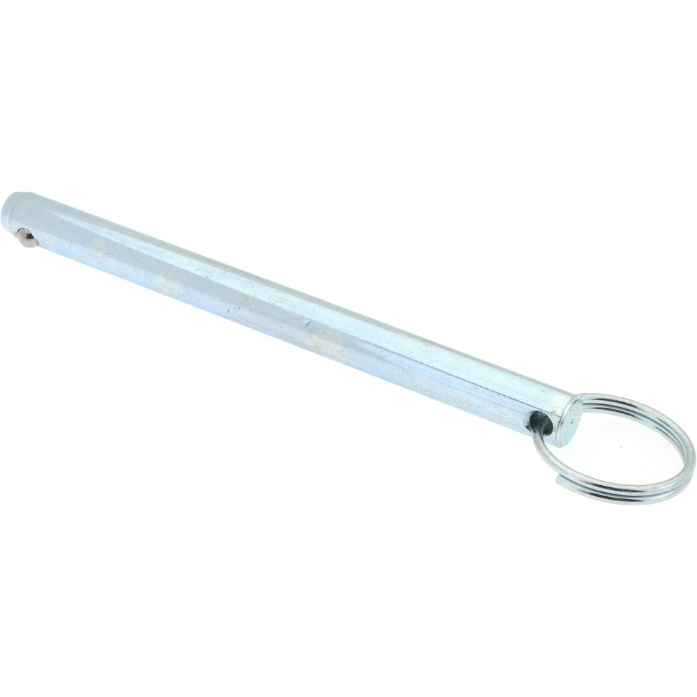 Gibraltar mqr-1158 3/8" Pin Dia, 4-1/2" Long, Zinc Plated Steel Ball Lock Hitch Pin