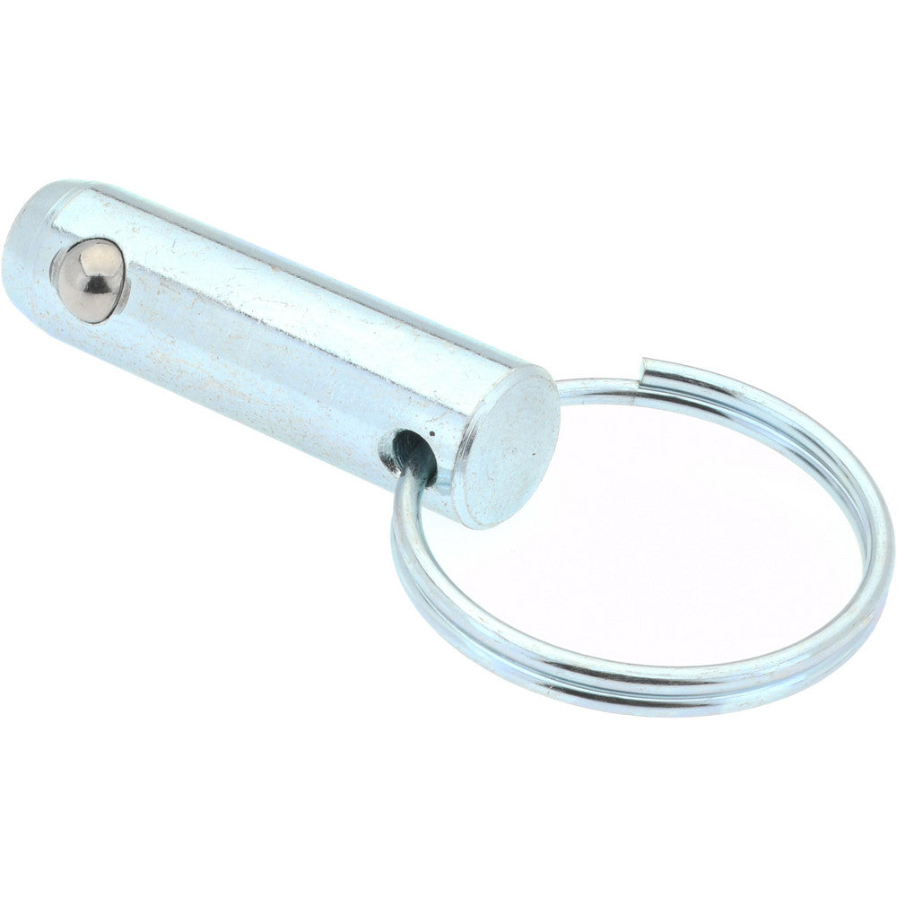 Gibraltar mqr-1239 1/2" Pin Dia, 1-1/2" Long, Zinc Plated Steel Ball Lock Hitch Pin