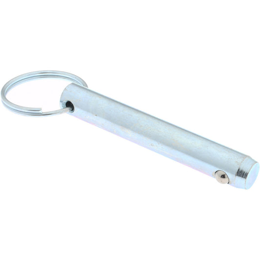 Gibraltar mqr-1254 1/2" Pin Dia, 3" Long, Zinc Plated Steel Ball Lock Hitch Pin