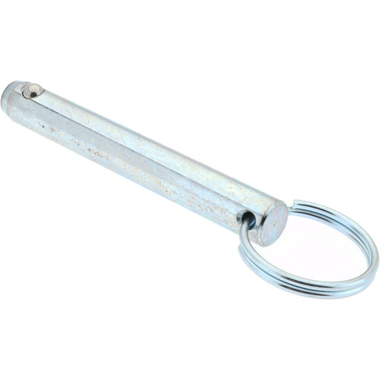 Gibraltar mqr-1259 1/2" Pin Dia, 3-1/2" Long, Zinc Plated Steel Ball Lock Hitch Pin