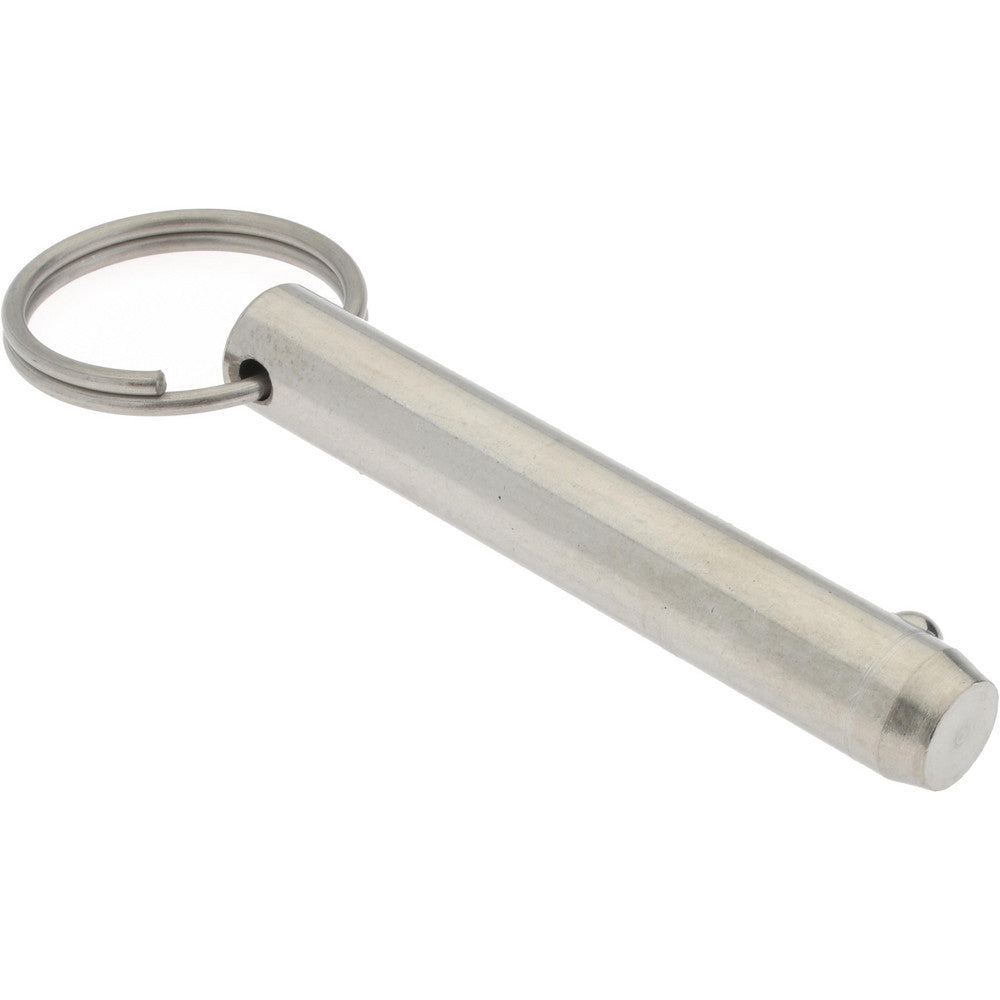 Gibraltar MRQ-SS-1254 1/2" Pin Dia, 3" Long, Uncoated Stainless Steel Ball Lock Hitch Pin