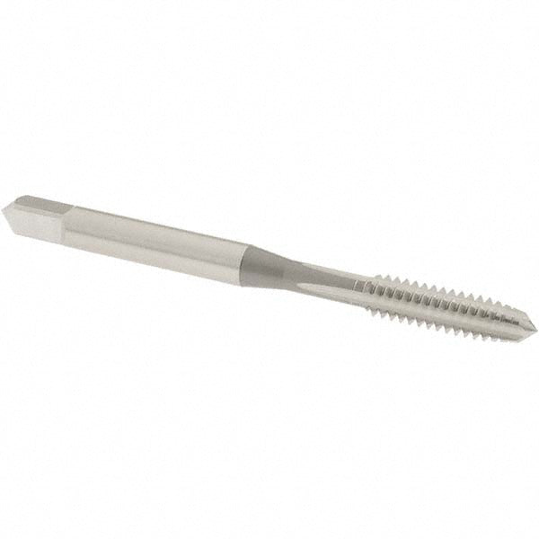 OSG 1650900 Straight Flute Tap #10-24 UNC, 4 Flute, Plug Chamfer, 2B & 3B Class of Fit, High-Speed Steel, Bright/Uncoated Finish