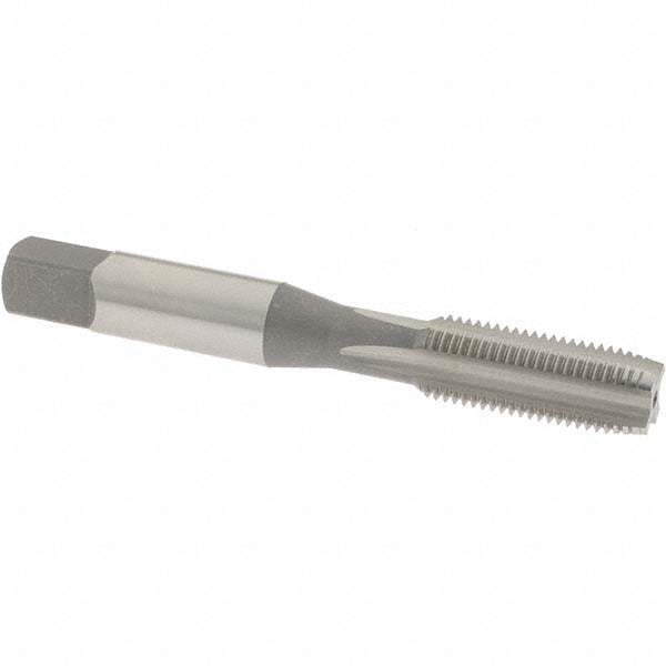 OSG 1661100 Straight Flute Tap 3/8-24 UNF, 4 Flute, Plug Chamfer, 3B Class of Fit, High-Speed Steel, Bright/Uncoated Finish