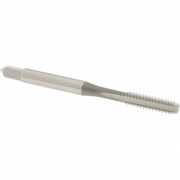 OSG 1651000 Straight Flute Tap #10-24 UNC, 4 Flute, Bottoming Chamfer, 2B & 3B Class of Fit, High-Speed Steel, Bright/Uncoated Finish