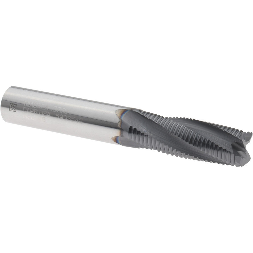 Seco 17004667 Roughing End Mill 3/8" Dia, 4 Flute, Fine Pitch, Single End, Solid Carbide