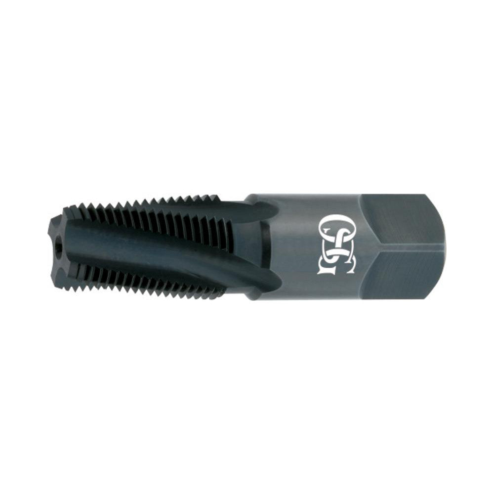 OSG 1252500 3/4-14 NPT, 15&deg Helix, 5 Flutes, Bottoming Chamfer, Bright Finish, High Speed Steel, Spiral Flute Pipe Tap