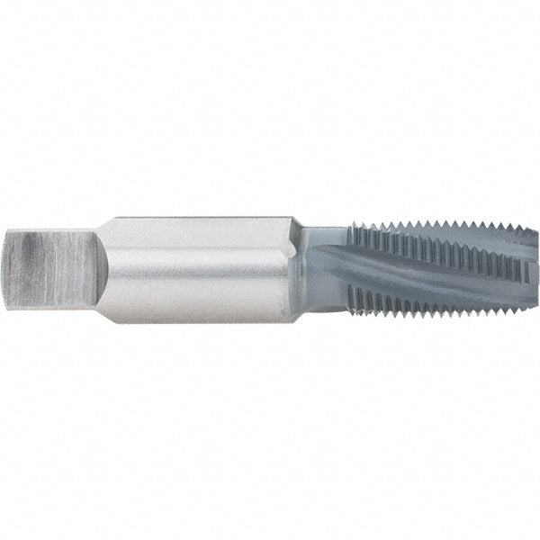 OSG 1250502 1/8-27 NPT, 15&deg Helix, 4 Flutes, Bottoming Chamfer, elektraLUBE Finish, High Speed Steel, Spiral Flute Pipe Tap