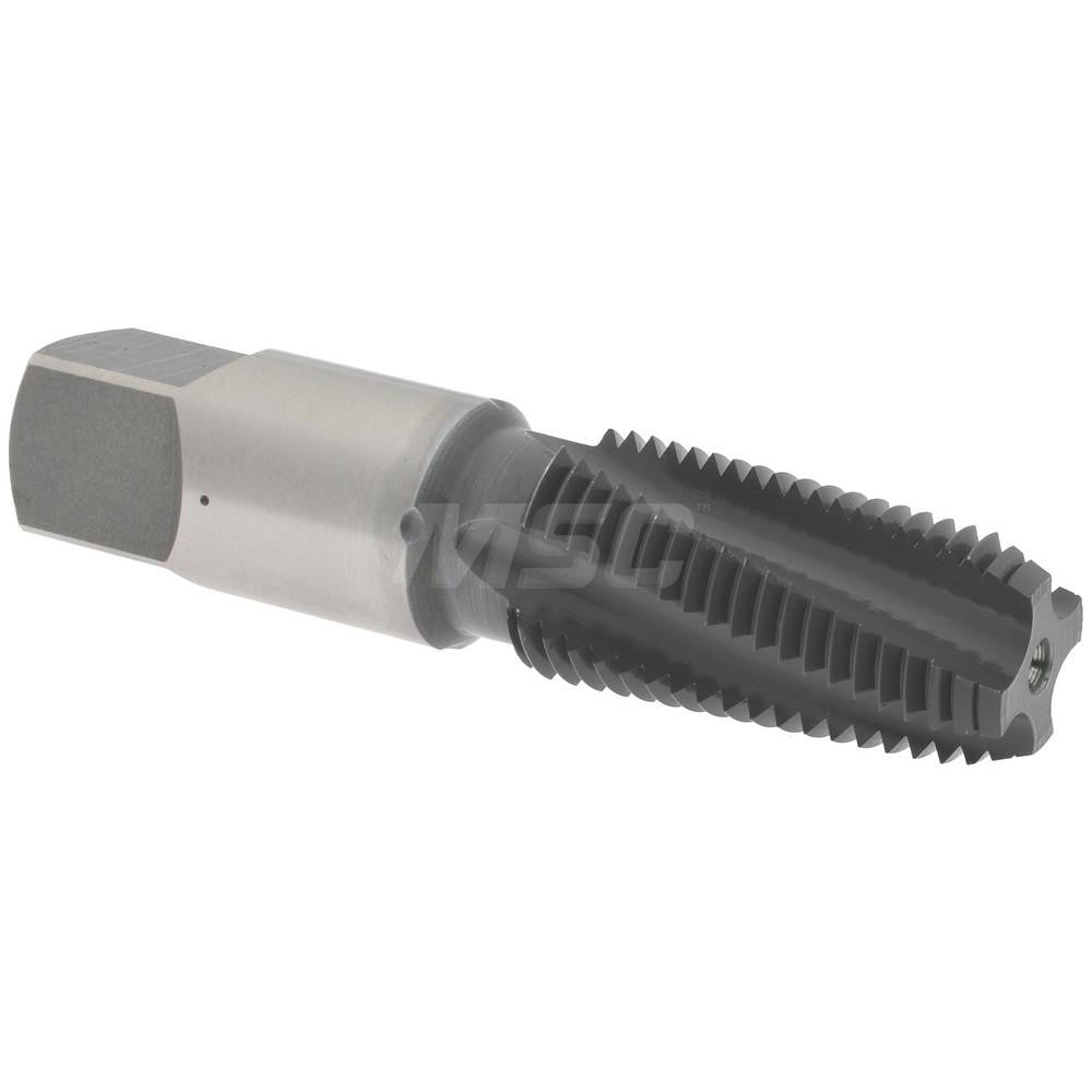 OSG 1251302 1/4-18 NPT, 15&deg Helix, 4 Flutes, Bottoming Chamfer, elektraLUBE Finish, High Speed Steel, Spiral Flute Pipe Tap