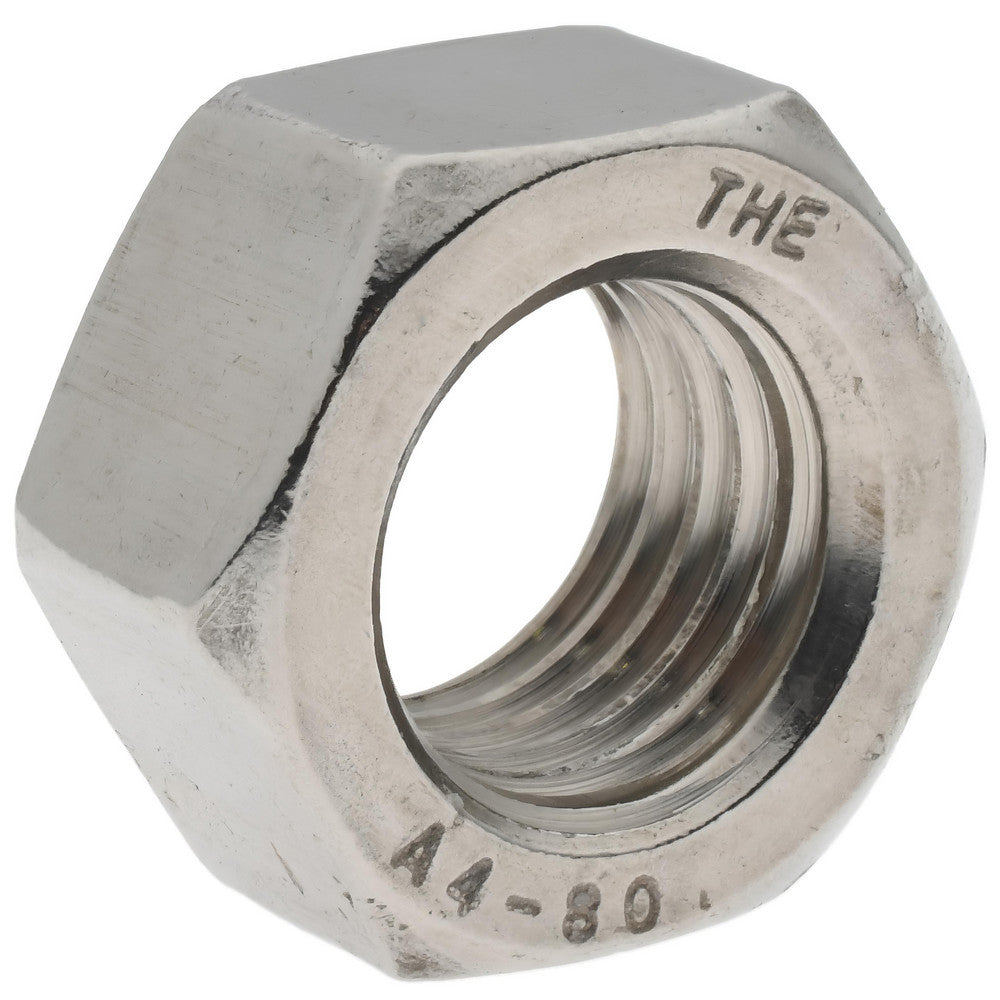 Value Collection HN4XX01600-010BX Hex Nut M16 x 2, Grade 316 & Austenitic Grade A4 Stainless Steel, Uncoated