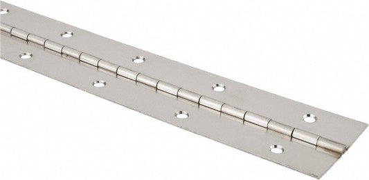 Guden SP05050408-24 Piano Hinge 2" Wide, 24" Long, 0.04" Thick, 6 Mounting Holes