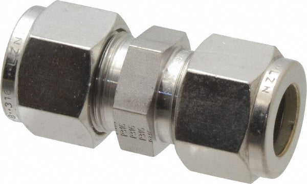 Parker 8SC8-316 Compression Tube Union Compression x Compression