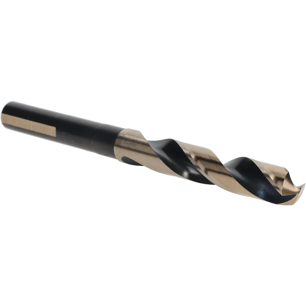Viking Drill & Tool 29580 Reduced Shank Drill Bit 9/16'' Dia, 1/2'' Shank Dia, 135 Â°, High Speed Steel