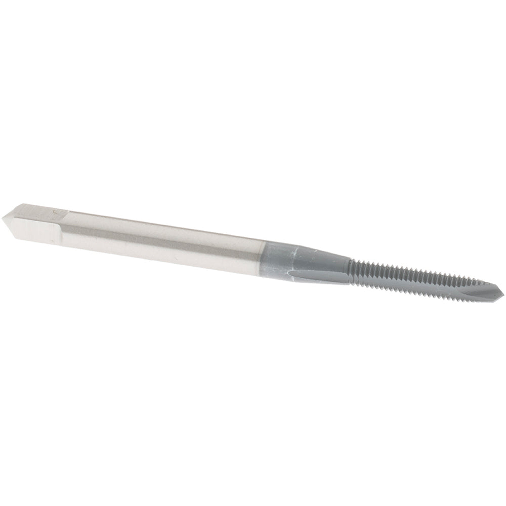 OSG 1982102 Spiral Point Tap M2.5x0.45 Metric Coarse, 2 Flutes, Plug Chamfer, 6H Class of Fit, HSS, elektraLUBE Coated