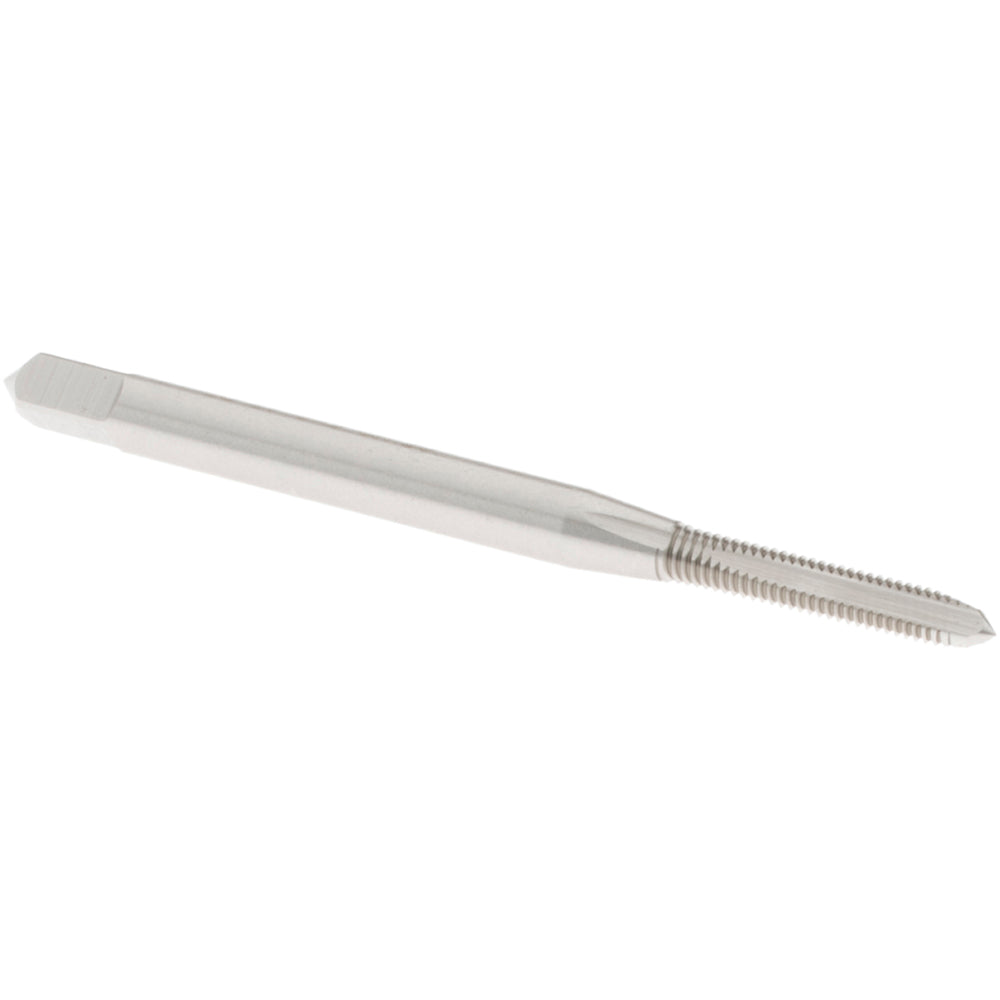 OSG 1972200 Straight Flute Tap M2.5x0.45 Metric Coarse, 3 Flute, Plug Chamfer, 6H Class of Fit, High-Speed Steel, Bright/Uncoated Finish