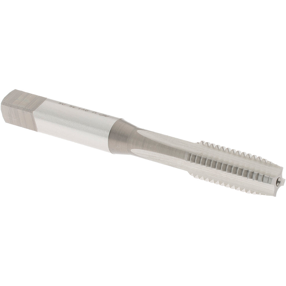 OSG 1971300 Straight Flute Tap M8x1.25 Metric Coarse, 4 Flute, Plug Chamfer, 6H Class of Fit, High-Speed Steel, Bright/Uncoated Finish