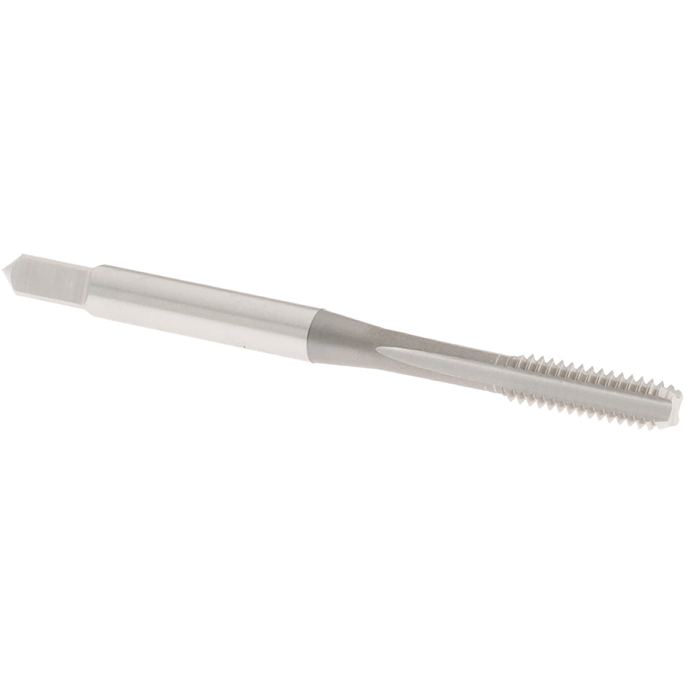 OSG 1014400 Straight Flute Tap #8-32 UNC, 4 Flute, Bottoming Chamfer, 3B Class of Fit, High-Speed Steel, Bright/Uncoated Finish